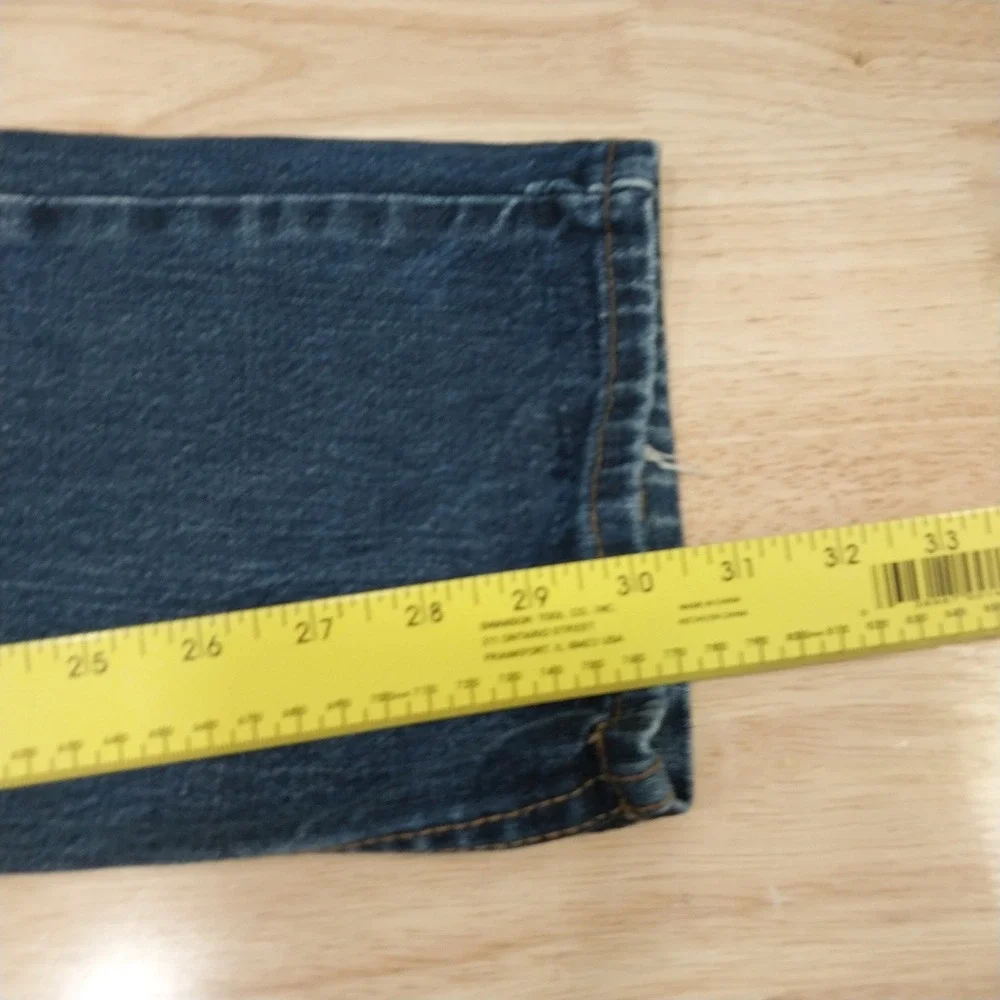 Levi's Mens Jeans 501 Original Straight Leg Button Fly 34x30 Blue